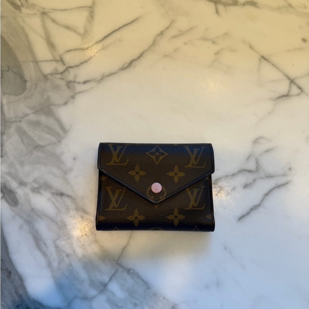 Louis Vuitton Black and Brown Monogram Wallet